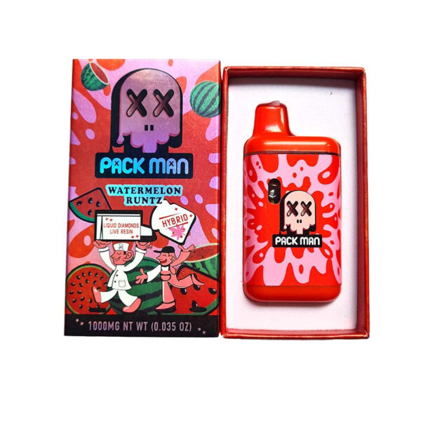 BlueBerry Melon THC 1000mg Sativa Packman Vape