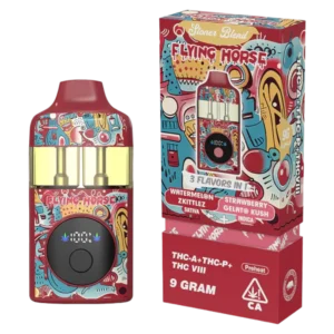 3 Flavors THC-A + THC-P 9G Flying Horse Weed Pen