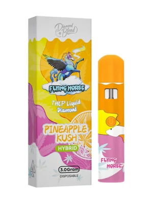 THCP Pineapple Kush Flying Horse Weed Pen 3g Hybrid