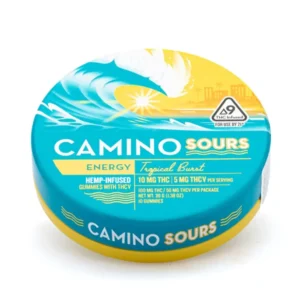 Camino Sours Delta 9 THC + THCV Energy Gummies
