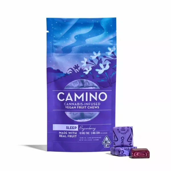 Vegan Fruit Chews 100mg Camino Sleep Gummies
