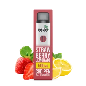 CBDfx CBD Vape Pen Strawberry Lemonade 500mg